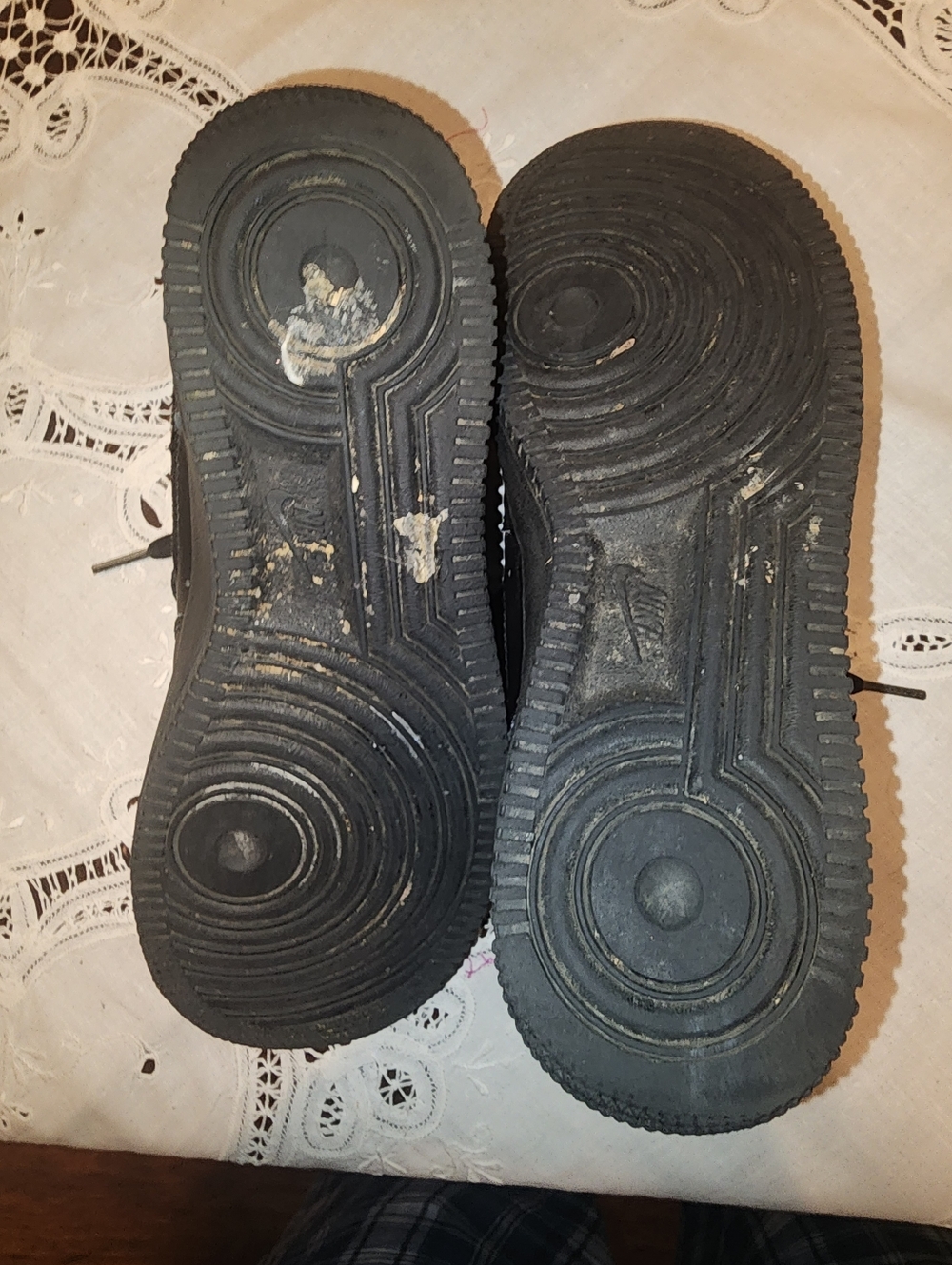Nike Black Air Force 1, 6Y/ 7.5 W Low-Top Athletic Sneakers - Picture 10 of 10